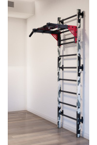 Drabinka gimnastyczna z poziomym drążkiem ARTikOS wzmocniona nadrukiem 