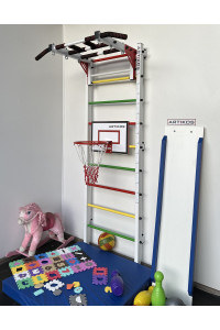 Zjeżdżalnia dla dzieci na ścianę szwedzką