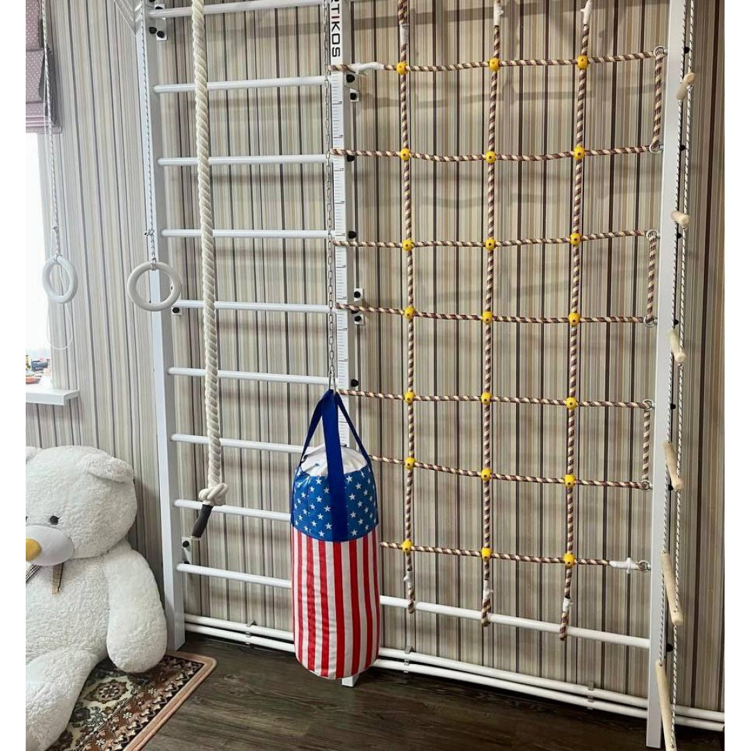 Siatka Gladiator Spider-Man Szwedzka wzmocniona ściana w kolorze białym