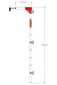 Drabinka gimnastyczna z uchwytem ARTKOS