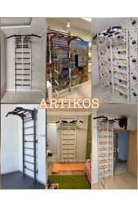 Szwedzka ściana barowa ARTKOS wzmocniona szara