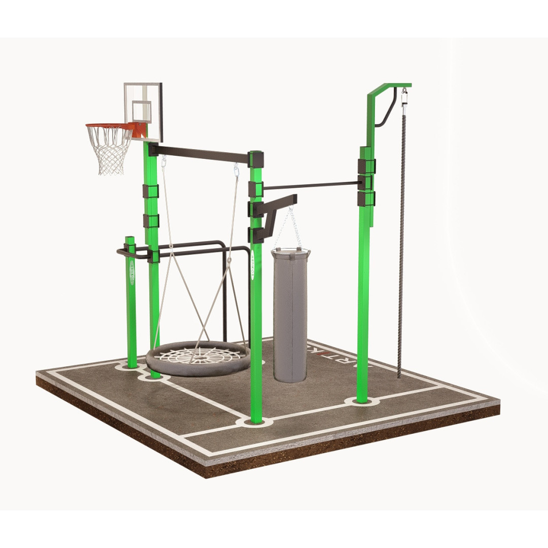 Drążek poziomy zewnętrzny z drążkami i huśtawką ARTikOS K-3