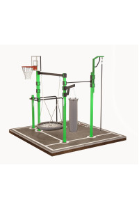 Drążek poziomy zewnętrzny z drążkami i huśtawką ARTikOS K-3