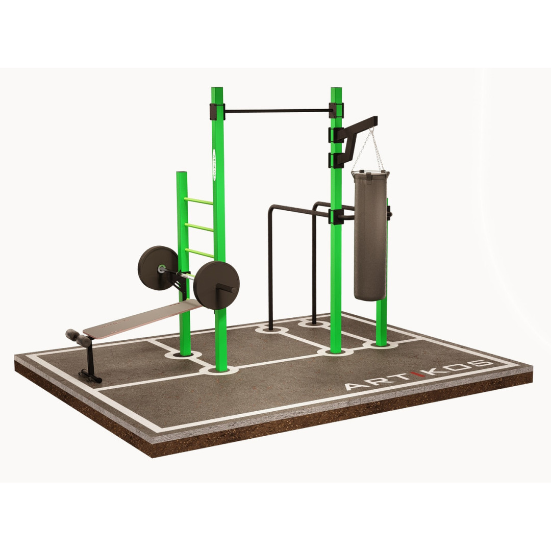 Poziomy drążek zewnętrzny z belkami ARTIKOS S-6-1