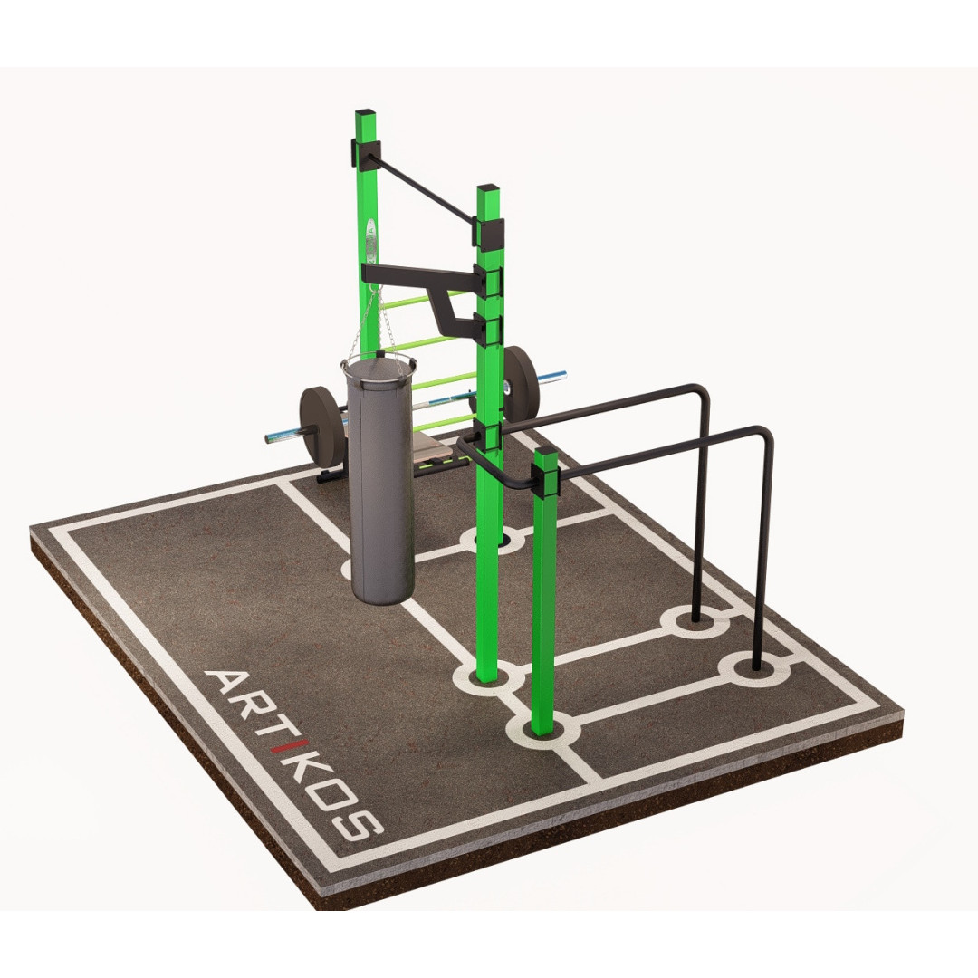 Poziomy drążek zewnętrzny z belkami ARTIKOS S-6-1