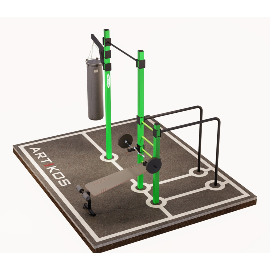 Poziomy drążek zewnętrzny z belkami ARTITKOS S-6-2