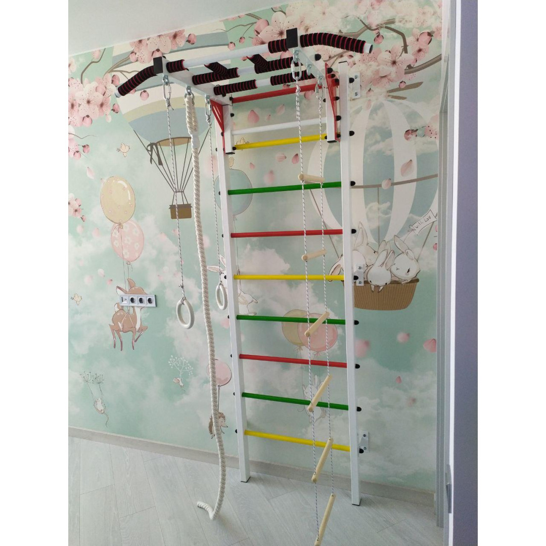 Szwedzka ściana sygnalizacji świetlnej z zestawem dla dzieci