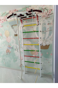 Szwedzka ściana sygnalizacji świetlnej z zestawem dla dzieci