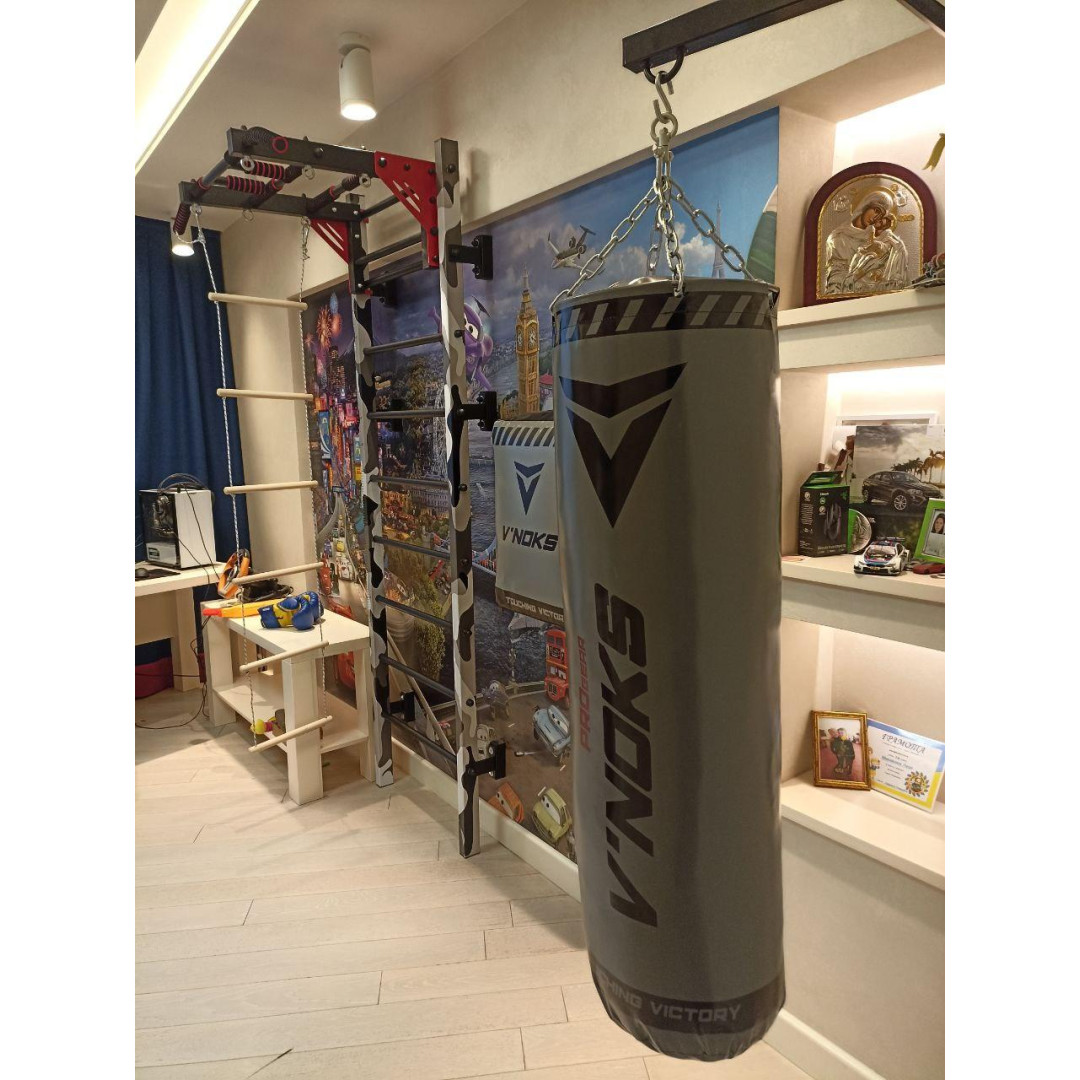 Szwedzki mur wojskowy z poziomym drążkiem, kratami, blokiem gumek, zestawem dla dzieci