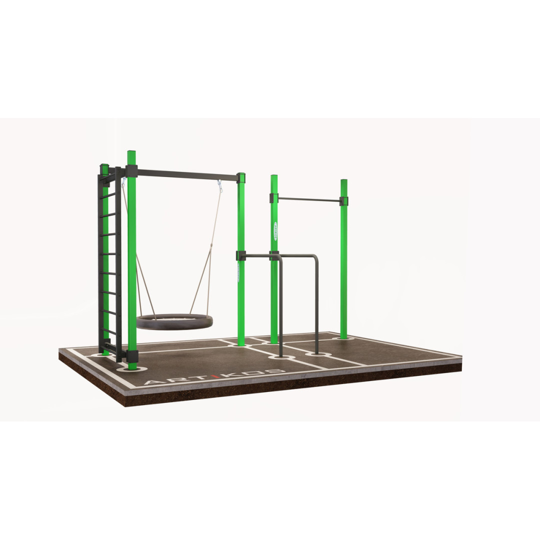 Poziomy drążek zewnętrzny z drążkami i huśtawką ARTKOS K-4