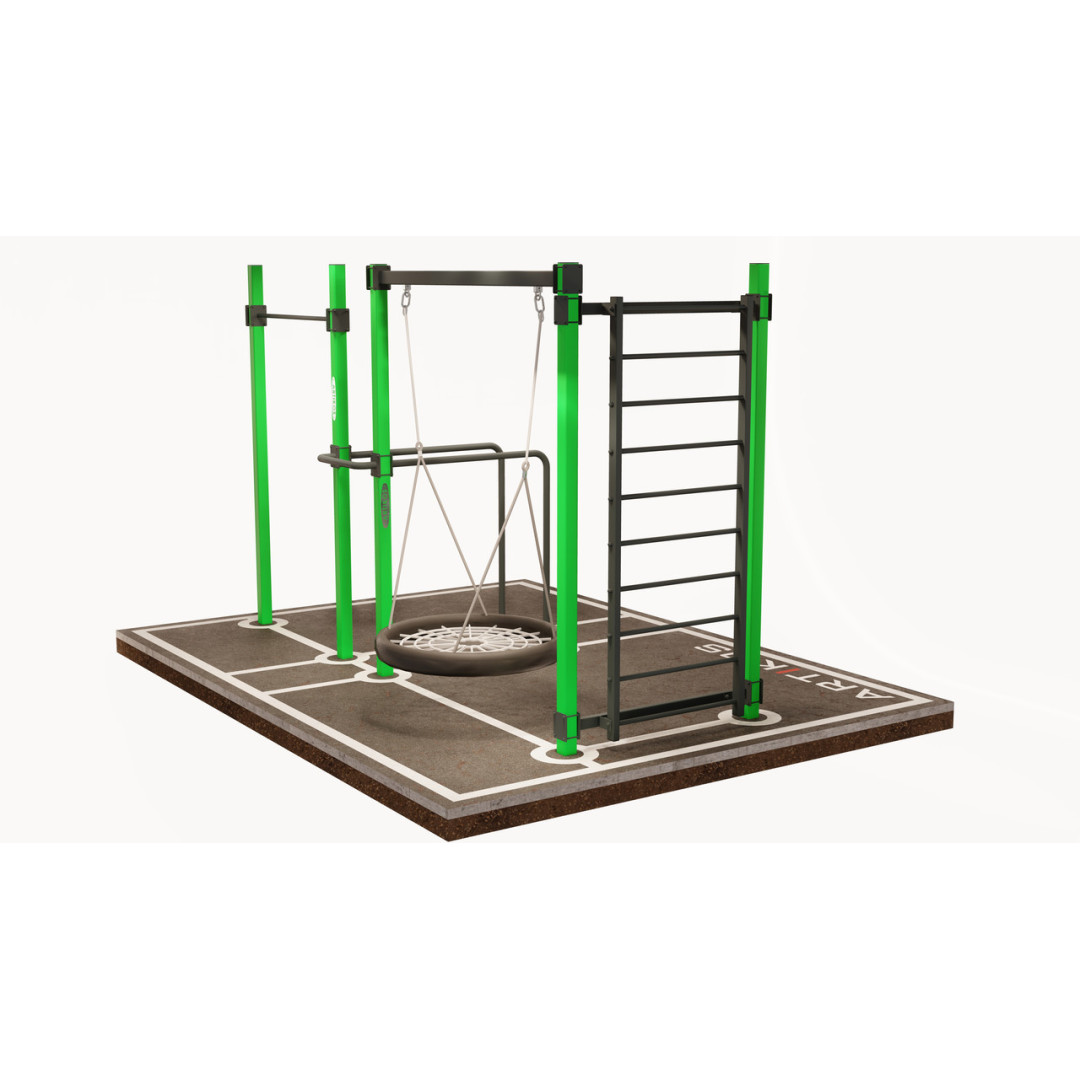 Poziomy drążek zewnętrzny z drążkami i huśtawką ARTKOS K-4