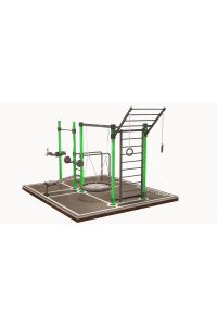 Poziomy drążek zewnętrzny z drążkami i huśtawką ARTIKOS K-5