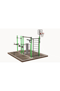 Poziomy drążek zewnętrzny z drążkami i huśtawką ARTIKOS K-6