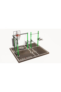 Poziomy drążek zewnętrzny z drążkami i huśtawką ARTIKOS K-6