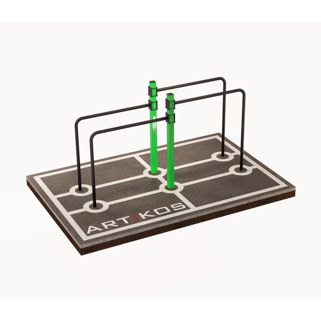 Poręcze uliczne o różnej wysokości ARTikOS S-2