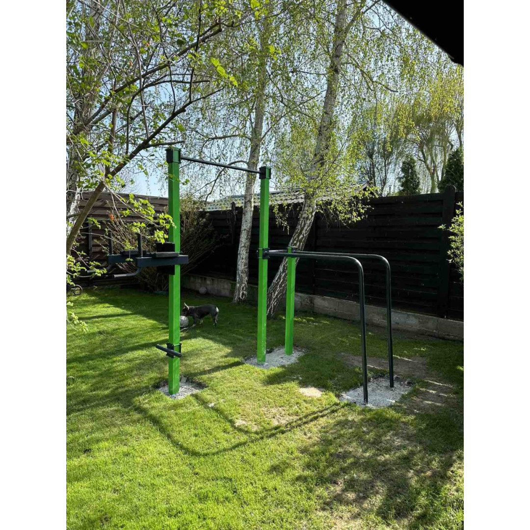 Poręcz pozioma zewnętrzna z drążkami ARTIKOS S-5